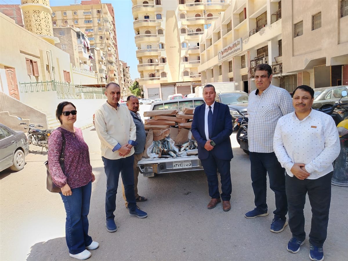 تموين الفيوم يضبط 240 كيلو سمك ماكريل مجمد منتهي الصلاحية<br>&nbsp;