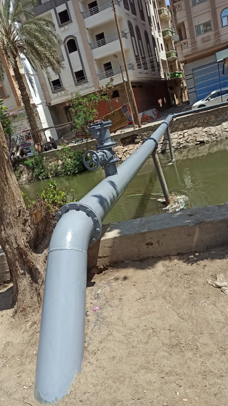 رئيس مياه الفيوم: أعمال دهان لخطوط مياه الشرب الناقلة والعدايات
