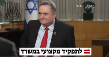 يسرائيل كاتس وزير جيش الاحتلال الإسرائيلي