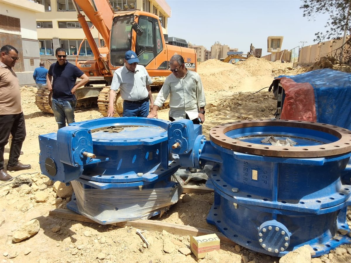 رئيس مياه الفيوم يتابع الاستعدادات النهائية لربط المرحلة الثالثة بمحطة العزب الجديدة بحياة كريمة