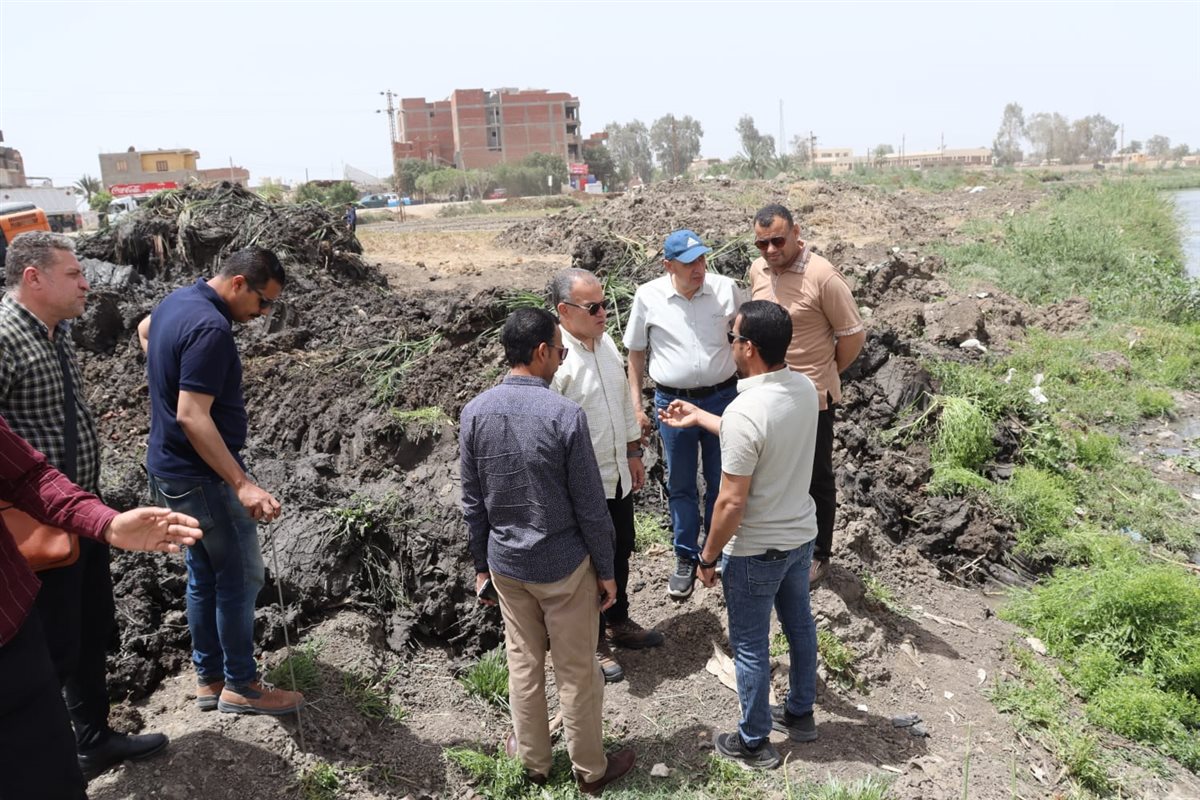 رئيس مياه الفيوم يتابع الاستعدادات النهائية لربط المرحلة الثالثة بمحطة العزب الجديدة بحياة كريمة