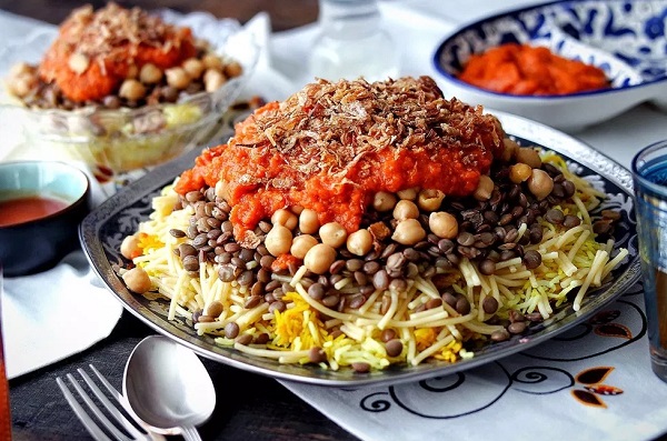 طريقة عمل الكشري في المنزل&nbsp;