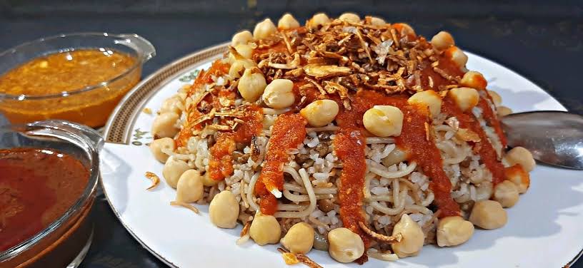 طريقة عمل الكشري في المنزل&nbsp;
