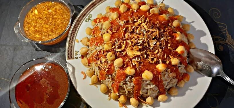 طريقة عمل الكشري في المنزل&nbsp;