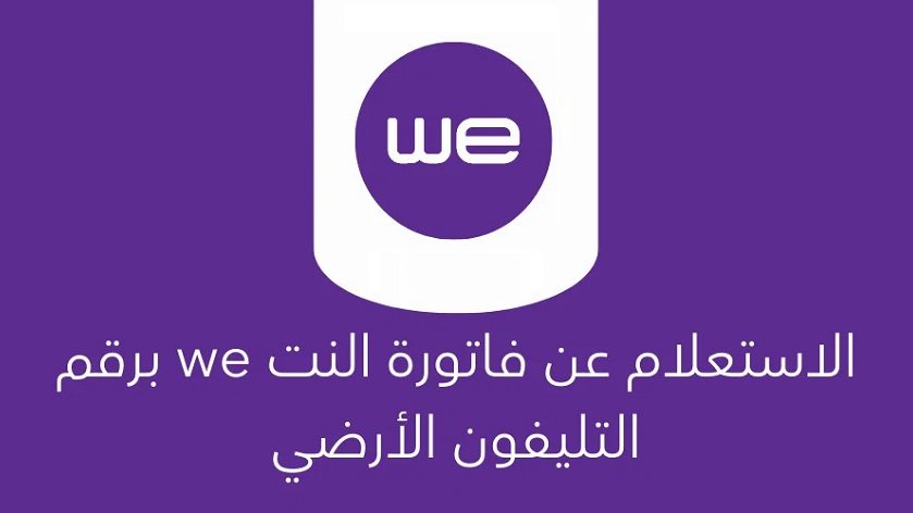 فاتورة التليفون الأرضي نوفمبر 2025