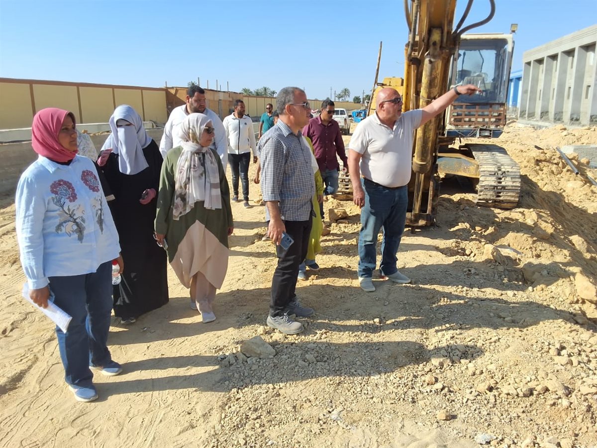 رئيس مياه الفيوم يوجه بسرعة إنهاء الأعمال المرحلة الثالثة بمحطة العزب الجديدة
