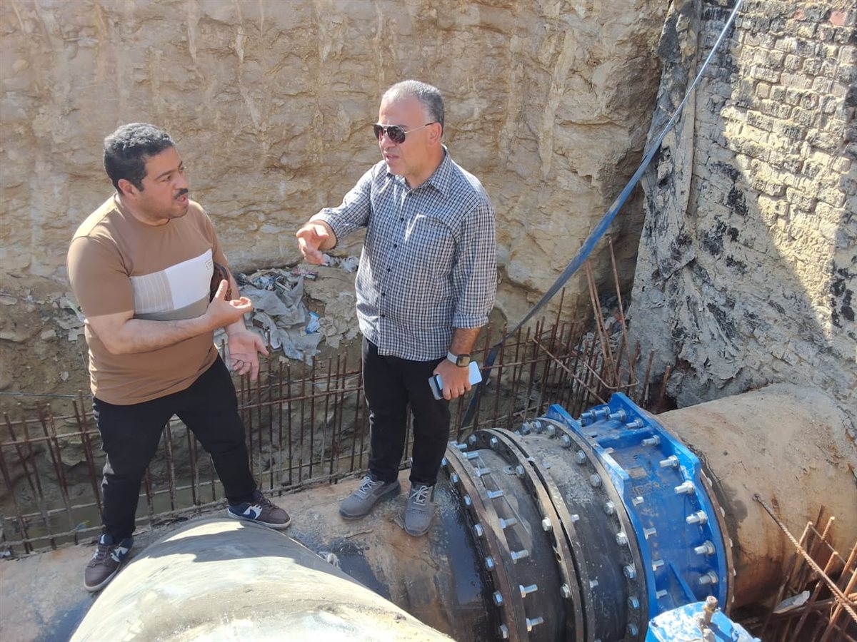 رئيس مياه الفيوم يوجه بسرعة إنهاء الأعمال المرحلة الثالثة بمحطة العزب الجديدة