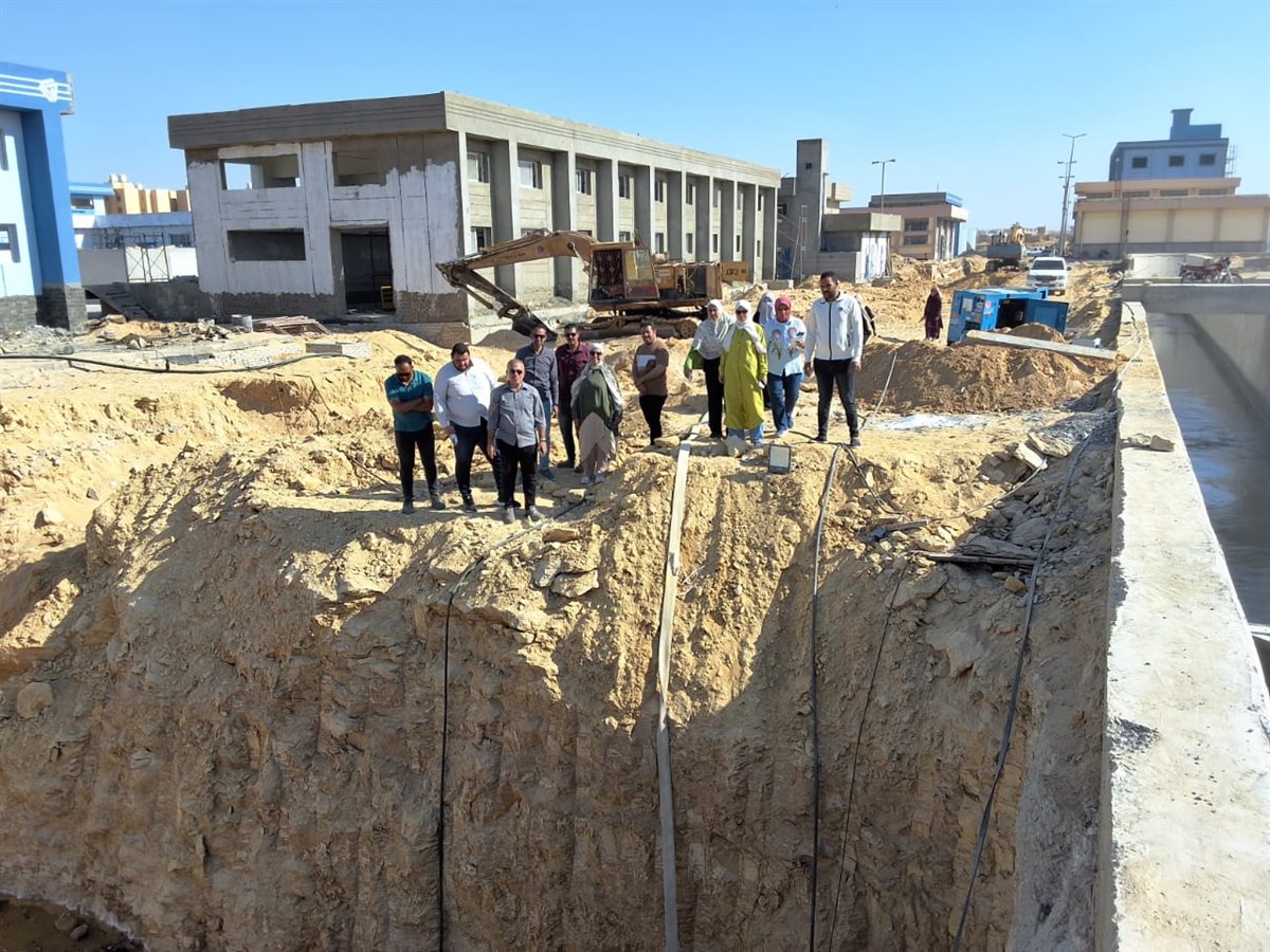 رئيس مياه الفيوم يوجه بسرعة إنهاء الأعمال المرحلة الثالثة بمحطة العزب الجديدة