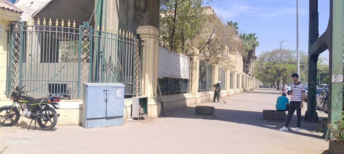جانب من رفع كفاءة النظافة