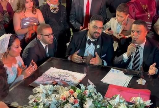 نجم العتاولة الفنان محمد محسن يحتفل بيعقد قرانه