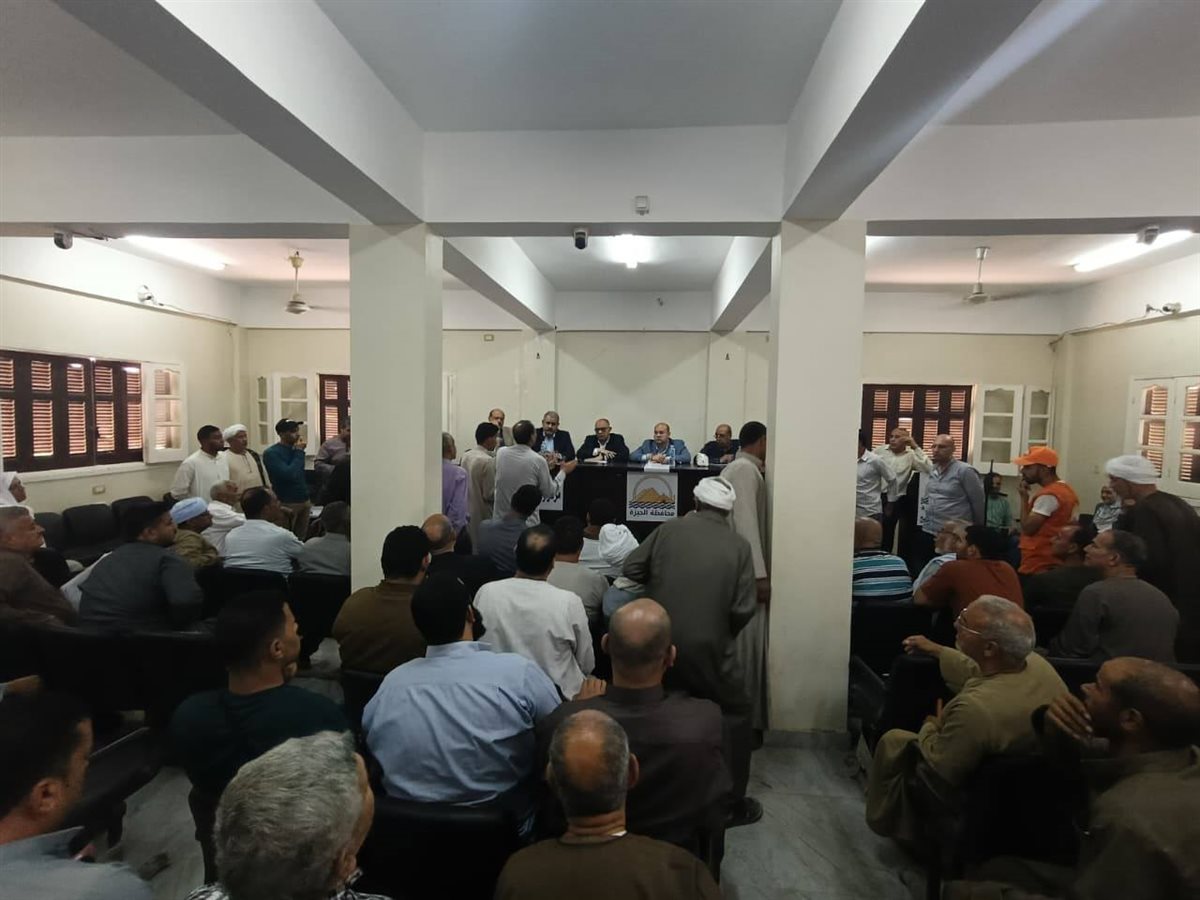 جانب من جولة نائب محافظ الجيزة