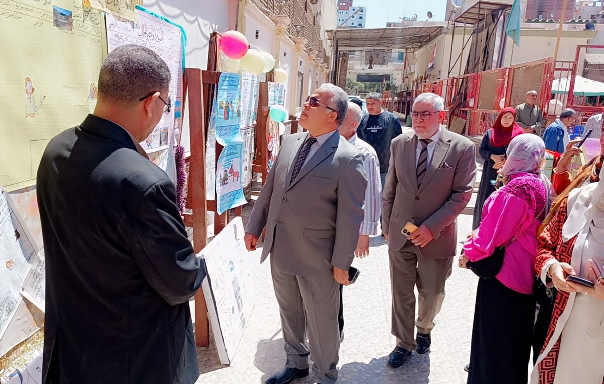 قبيصي يشهد مسابقة معرض الصحافة والإعلام والتربية الخاصة بتعليم الفيوم على مستوى الجمهورية