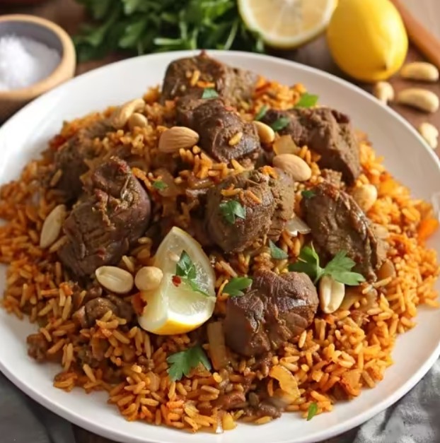 &nbsp;طريقة عمل الكبسة باللحمة