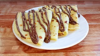 طريقة عمل كريب النوتيلا&nbsp;