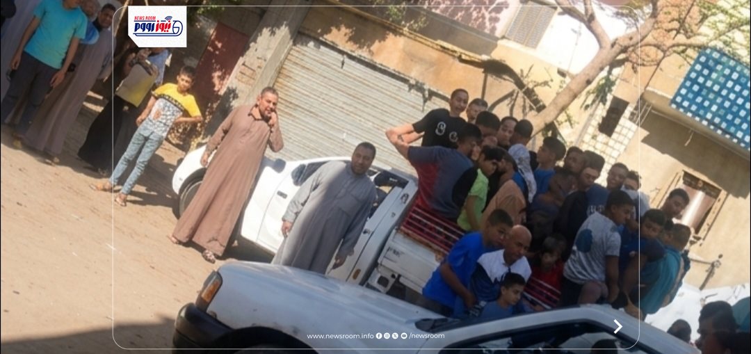 جنازة والد اللاعب محمد شحاته بالمنيا