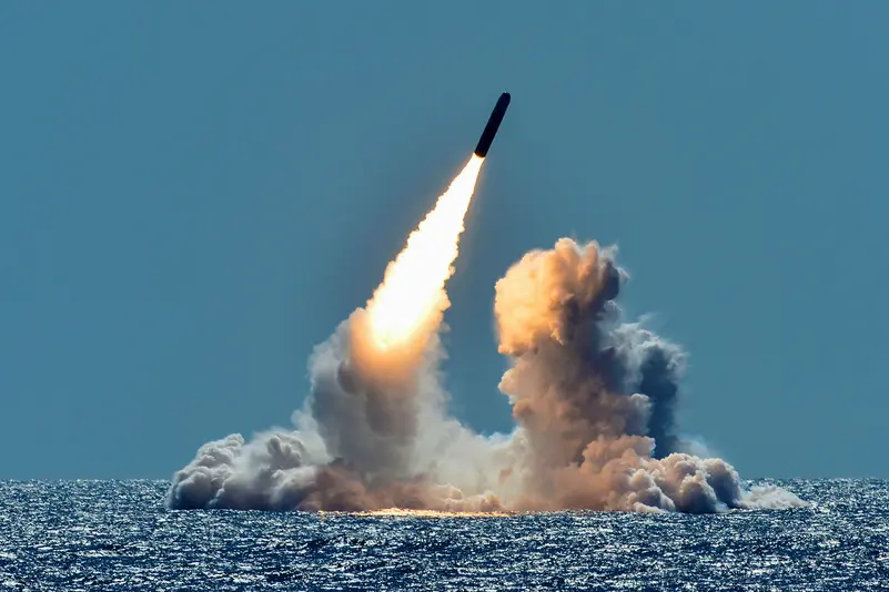 <strong>غواصة نووية تابعة للبحرية الأمريكية</strong>