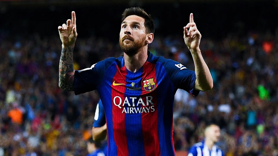 ليونيل ميسي - الهداف التاريخي لمباريات برشلونة وألافيس