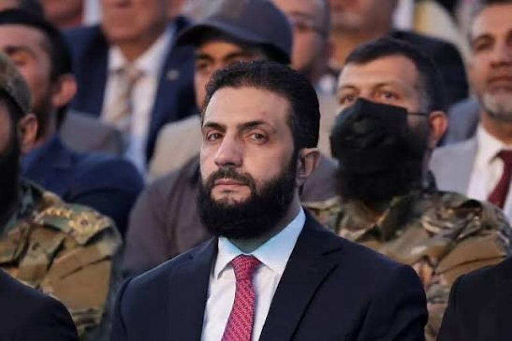 <strong>الرئيس السوري أحمد الشرع</strong>