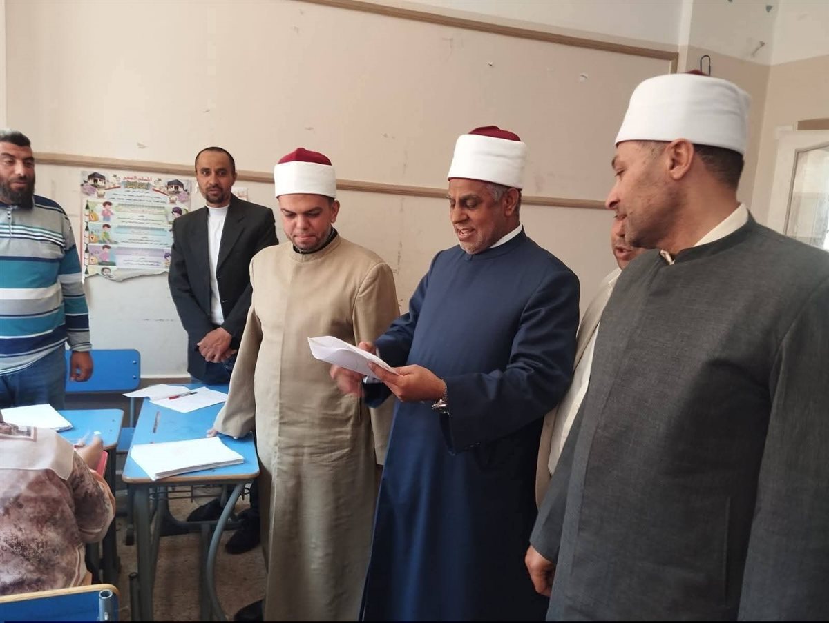جانب من جولة رئيس قطاع المعاهد الأزهرية