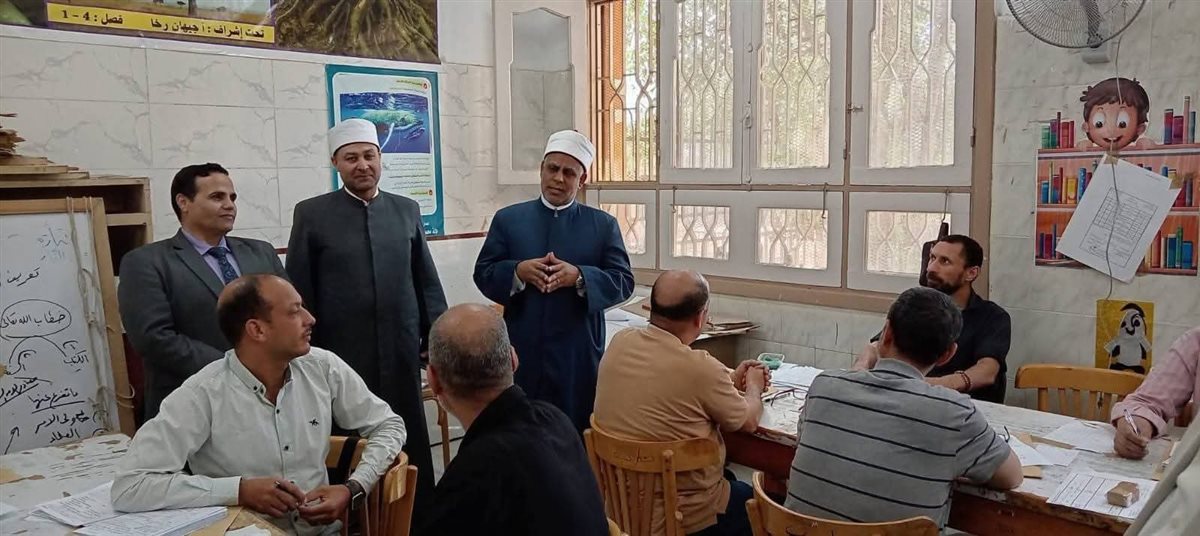 جانب من جولة رئيس قطاع المعاهد الأزهرية