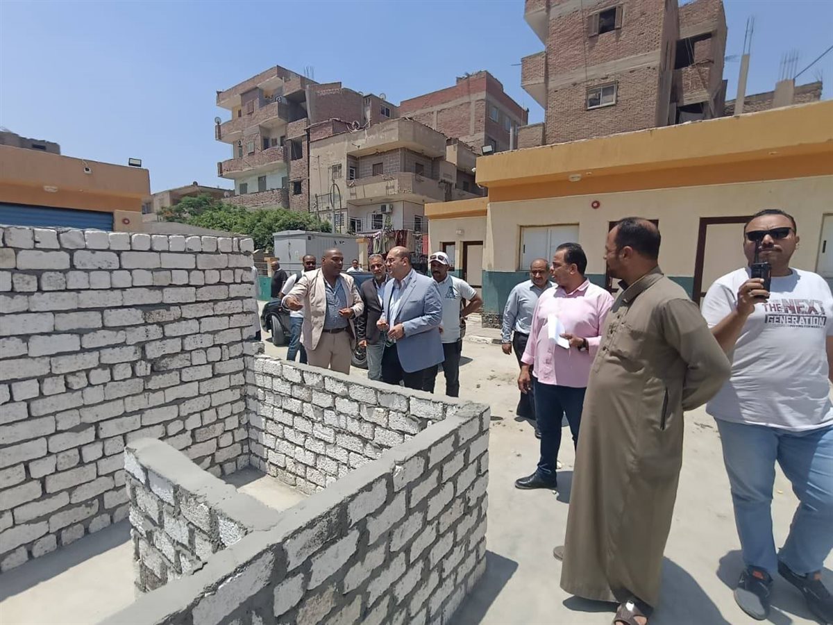 جانب من جولة نائب محافظ الجيزة