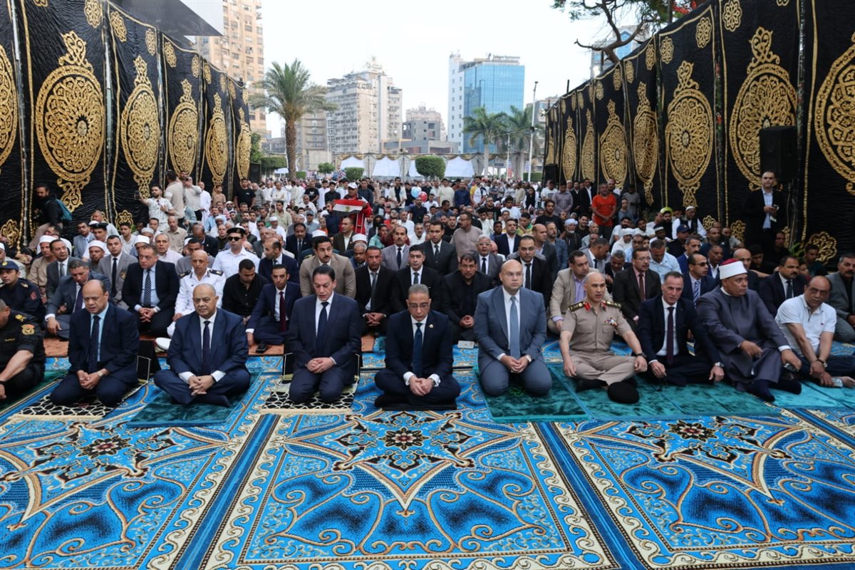 جانب من أداء صلاة العيد