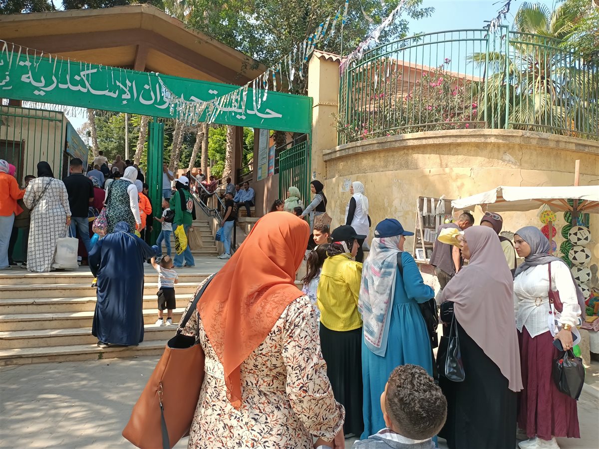 جانب من الحديقة