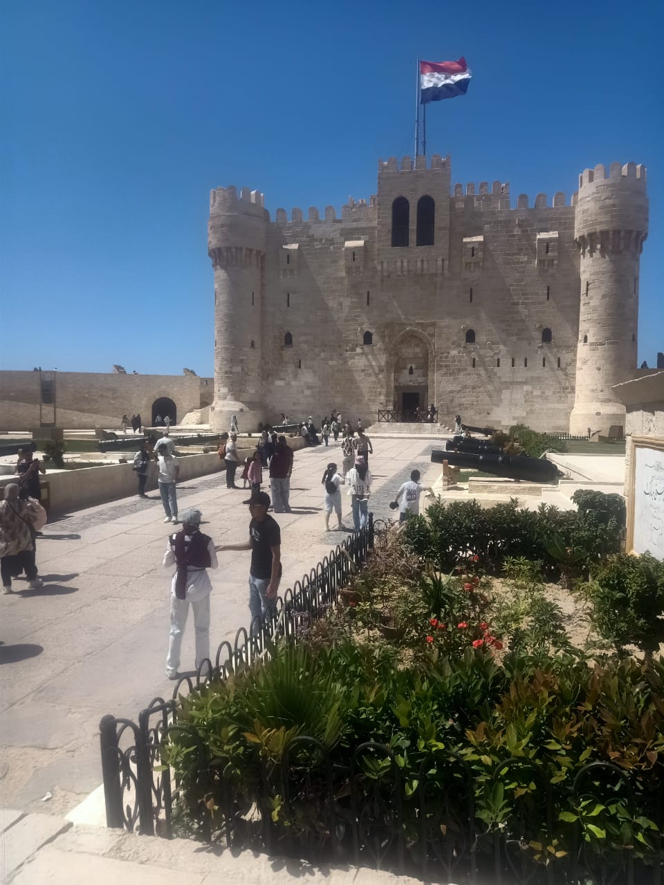 جانب من قلعة قايتباي