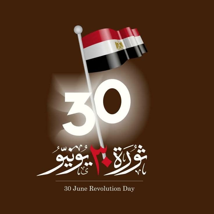 تهنئة بمناسبة ذكرى ثورة 30 يونيو 2026