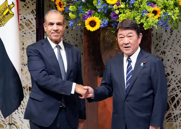 <strong>الجولة الثالثة من الحوار الاستراتيجي بين وزيري خارجية مصر واليابان حول القضايا الإقليمية</strong>