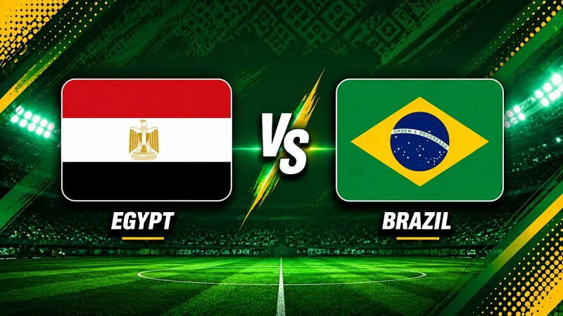 Brazil vs Egypt live