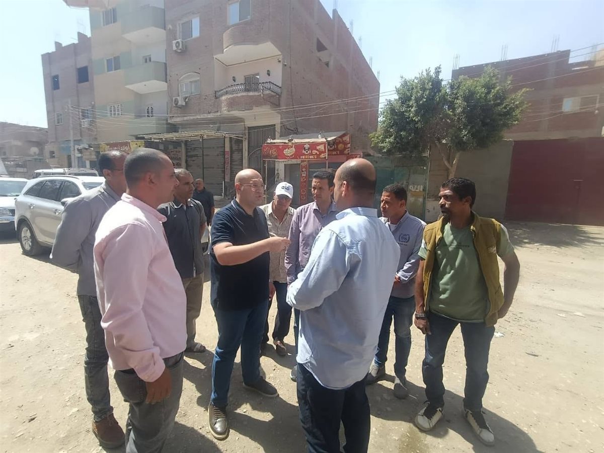 جانب من جولة نائب محافظ الجيزة