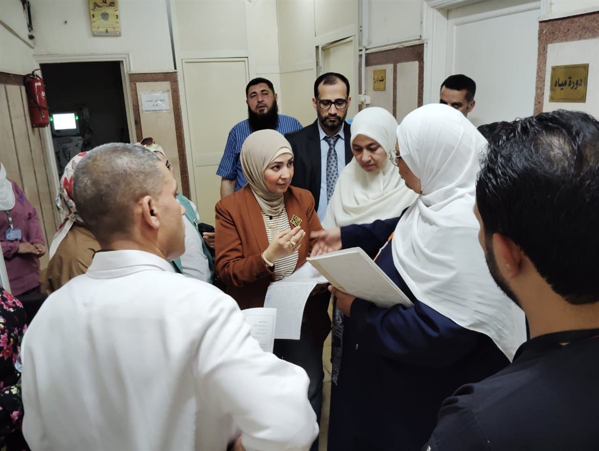 وكيل وزارة الصحة بالفيوم تتفقد مستشفى فيديمين وطامية المركزى .. وتستمع لشكاوى المرضى&nbsp;