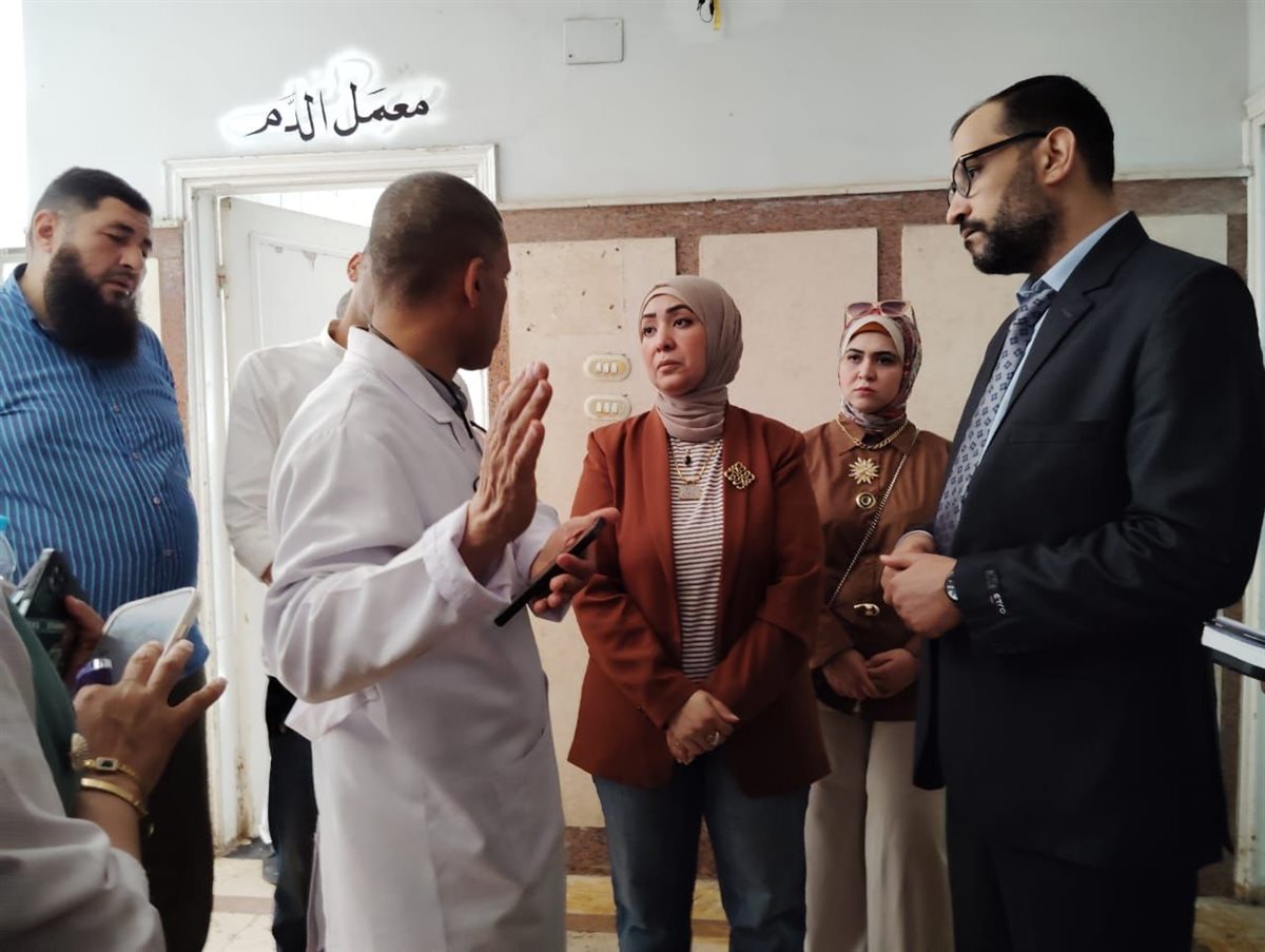 وكيل وزارة الصحة بالفيوم تتفقد مستشفى فيديمين وطامية المركزى .. وتستمع لشكاوى المرضى&nbsp;