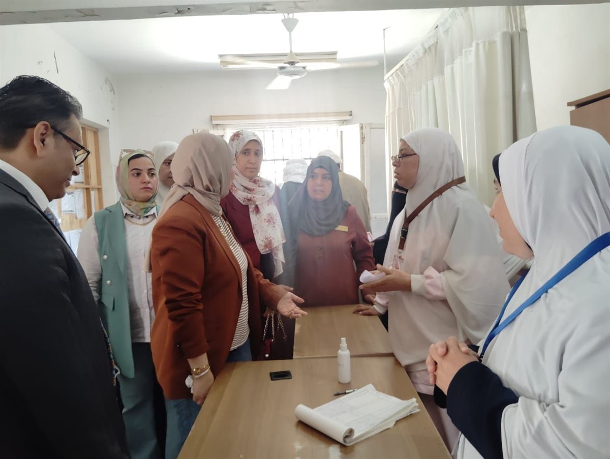 وكيل وزارة الصحة بالفيوم تتفقد مستشفى فيديمين وطامية المركزى .. وتستمع لشكاوى المرضى&nbsp;
