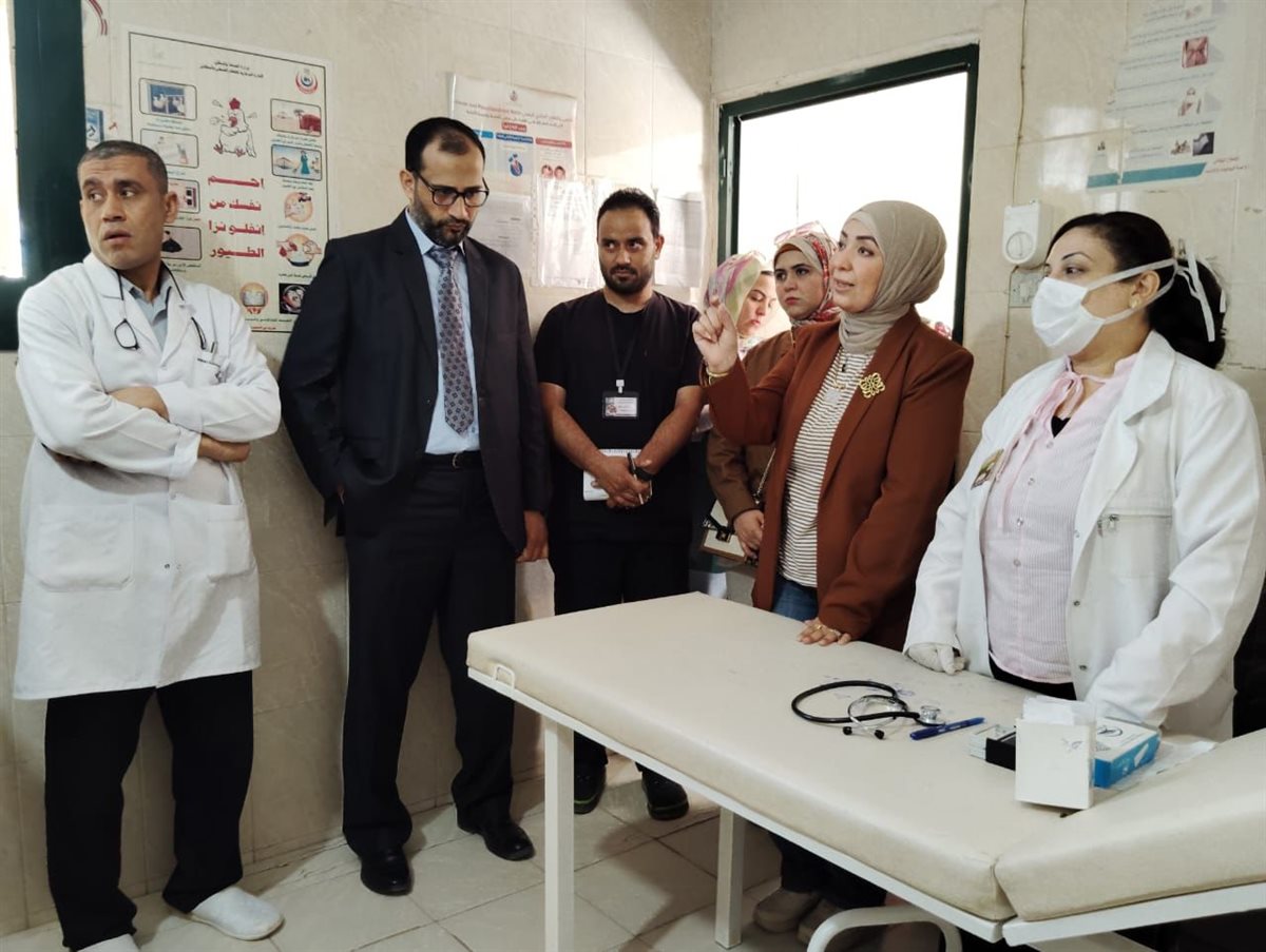 وكيل وزارة الصحة بالفيوم تتفقد مستشفى فيديمين وطامية المركزى .. وتستمع لشكاوى المرضى&nbsp;