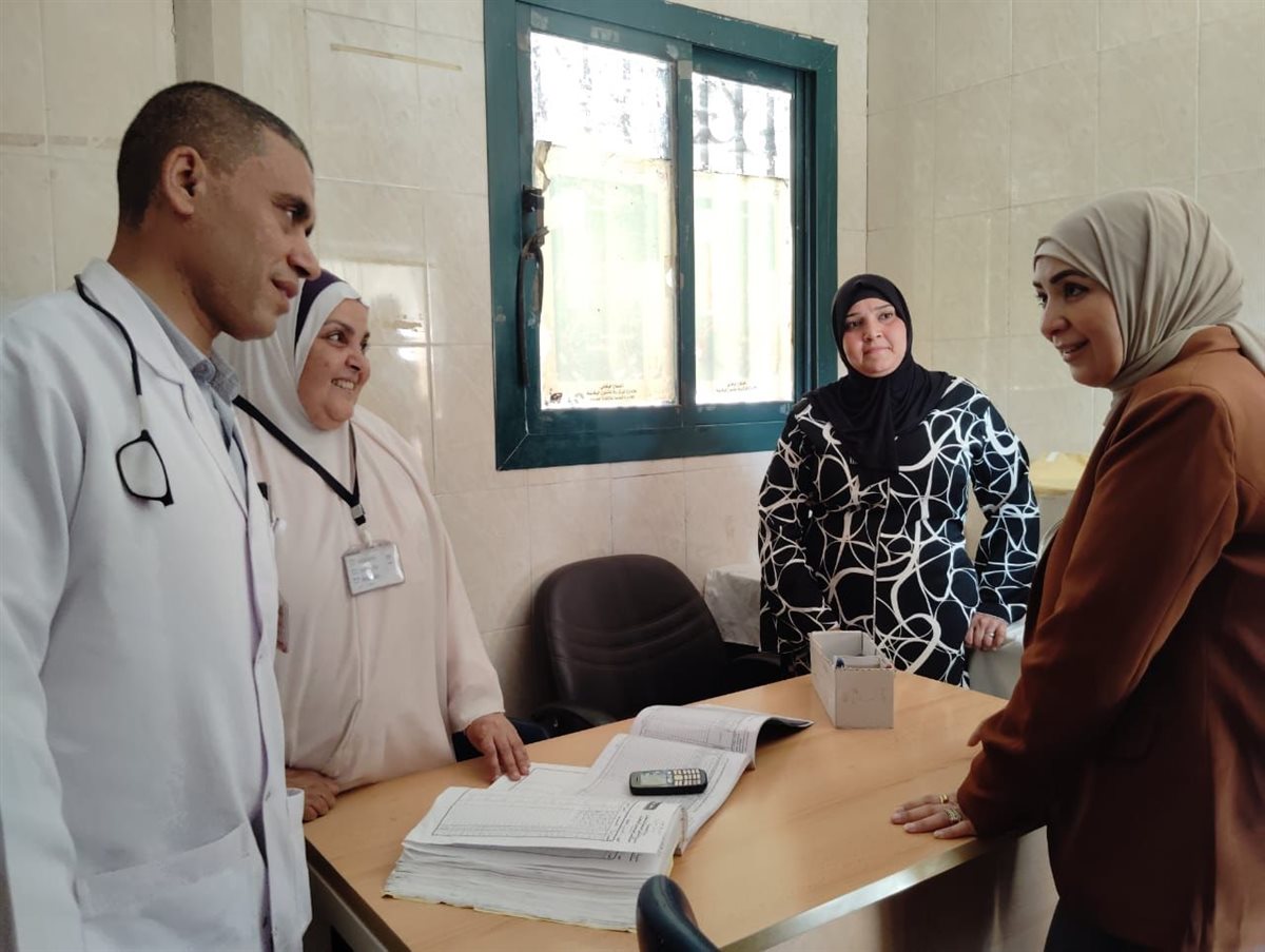 وكيل وزارة الصحة بالفيوم تتفقد مستشفى فيديمين وطامية المركزى .. وتستمع لشكاوى المرضى&nbsp;