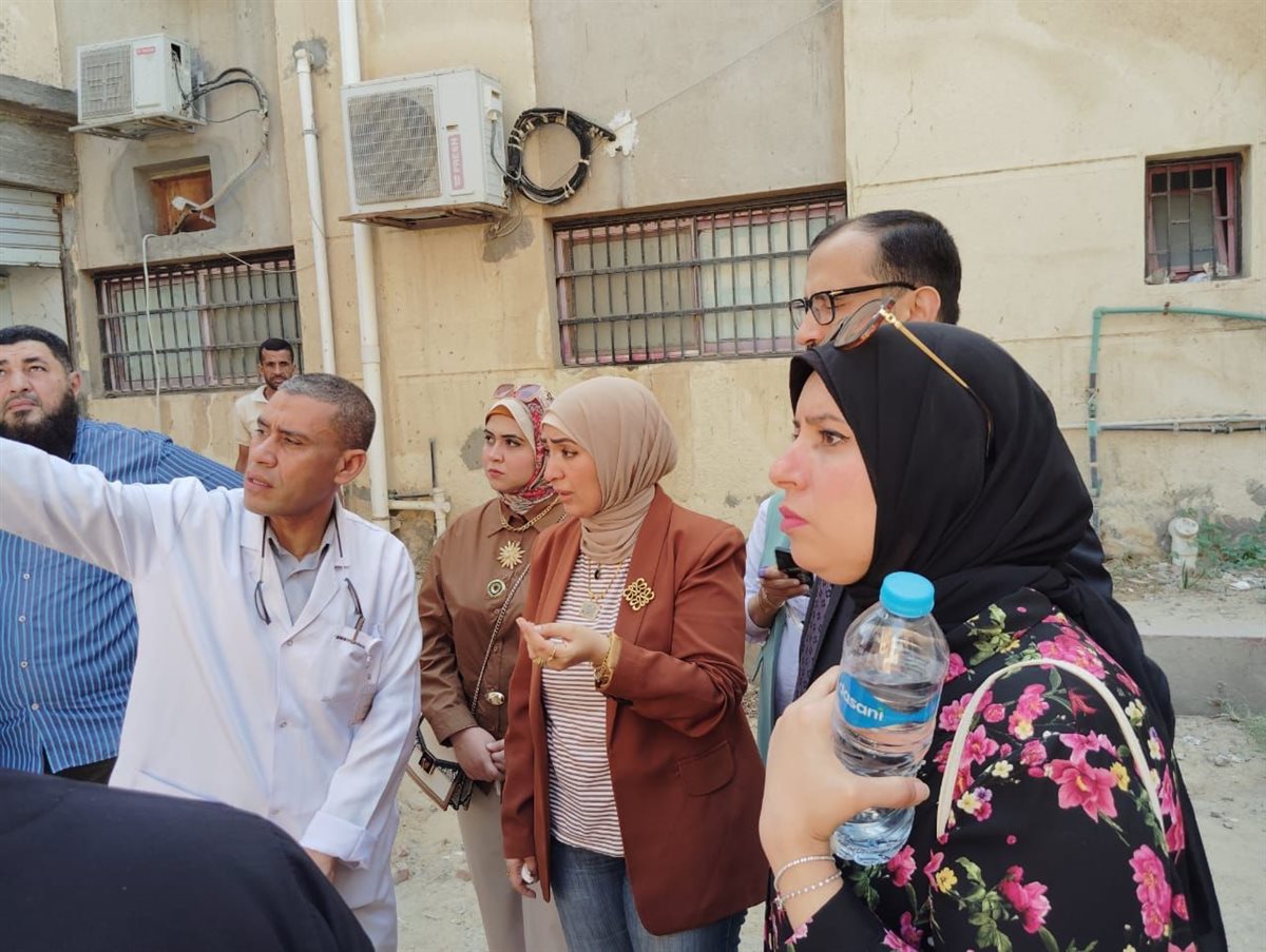 وكيل وزارة الصحة بالفيوم تتفقد مستشفى فيديمين وطامية المركزى .. وتستمع لشكاوى المرضى&nbsp;