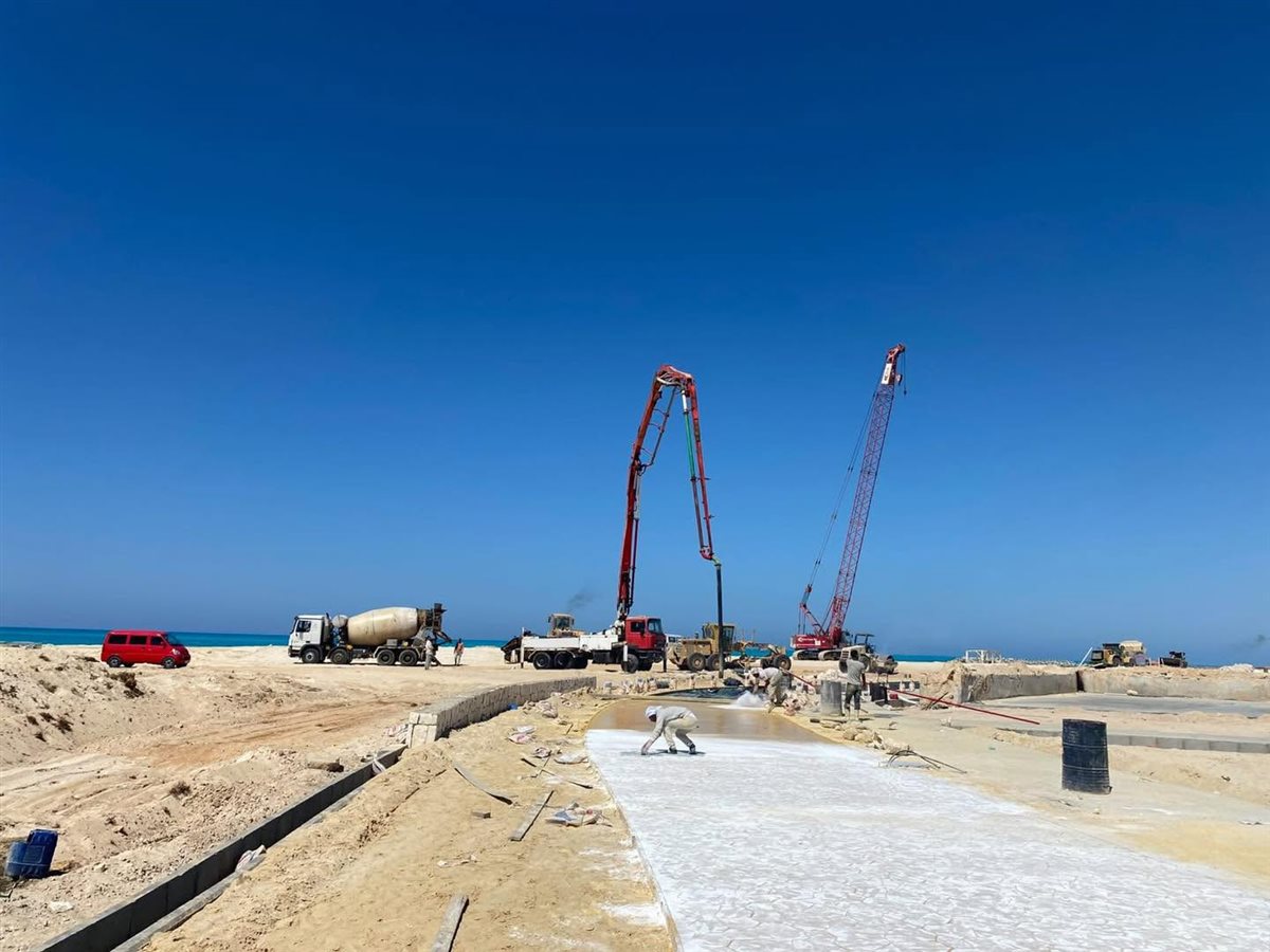 مشروع ممشى مارينا الشاطئي
