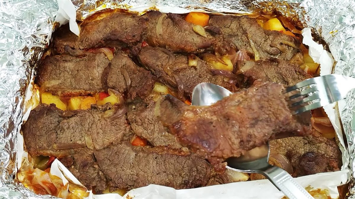 طريقة عمل ورقة اللحمة