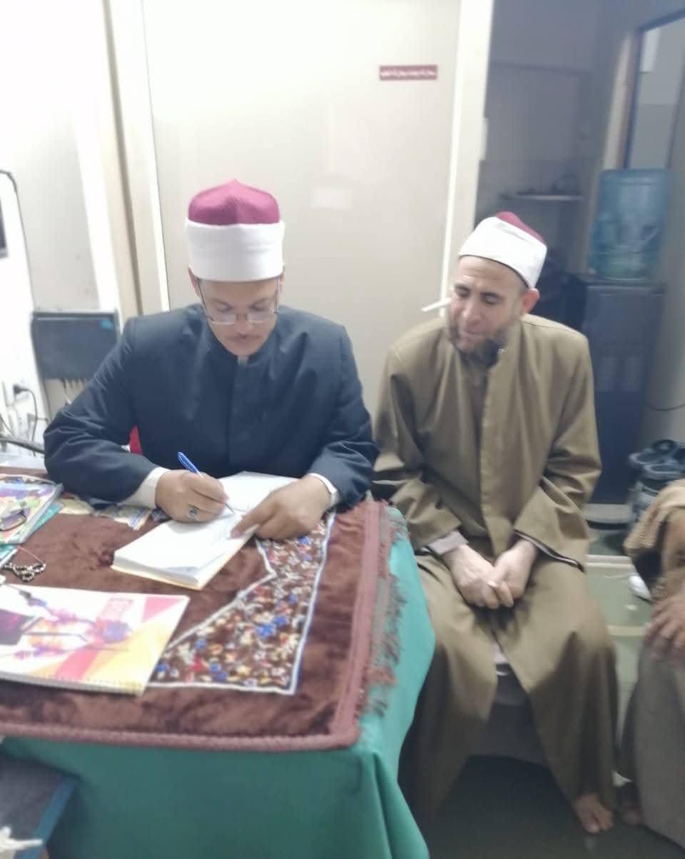 مدير الدعوة بأوقاف الفيوم يواصل جولاته المرورية على المساجد لمتابعة سير العمل