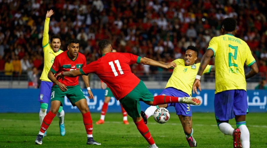 موعد مباراة البرازيل والمغرب
