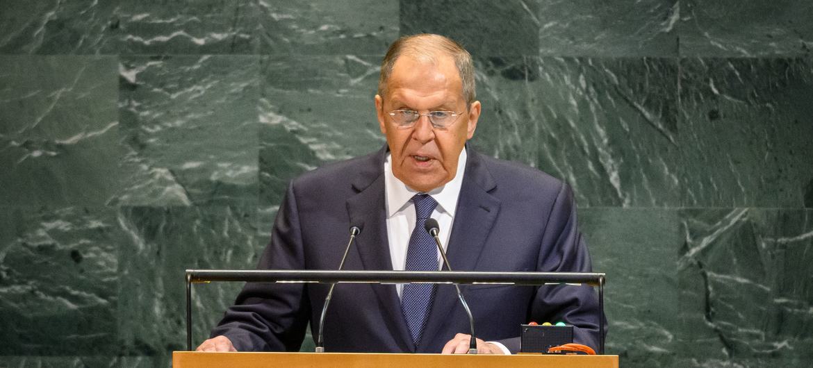 <strong>وزير الخارجية الروسي سيرجي لافروف</strong>