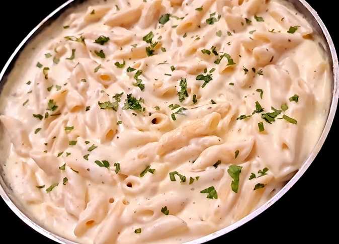 طريقة عمل مكرونة بالوايت صوص