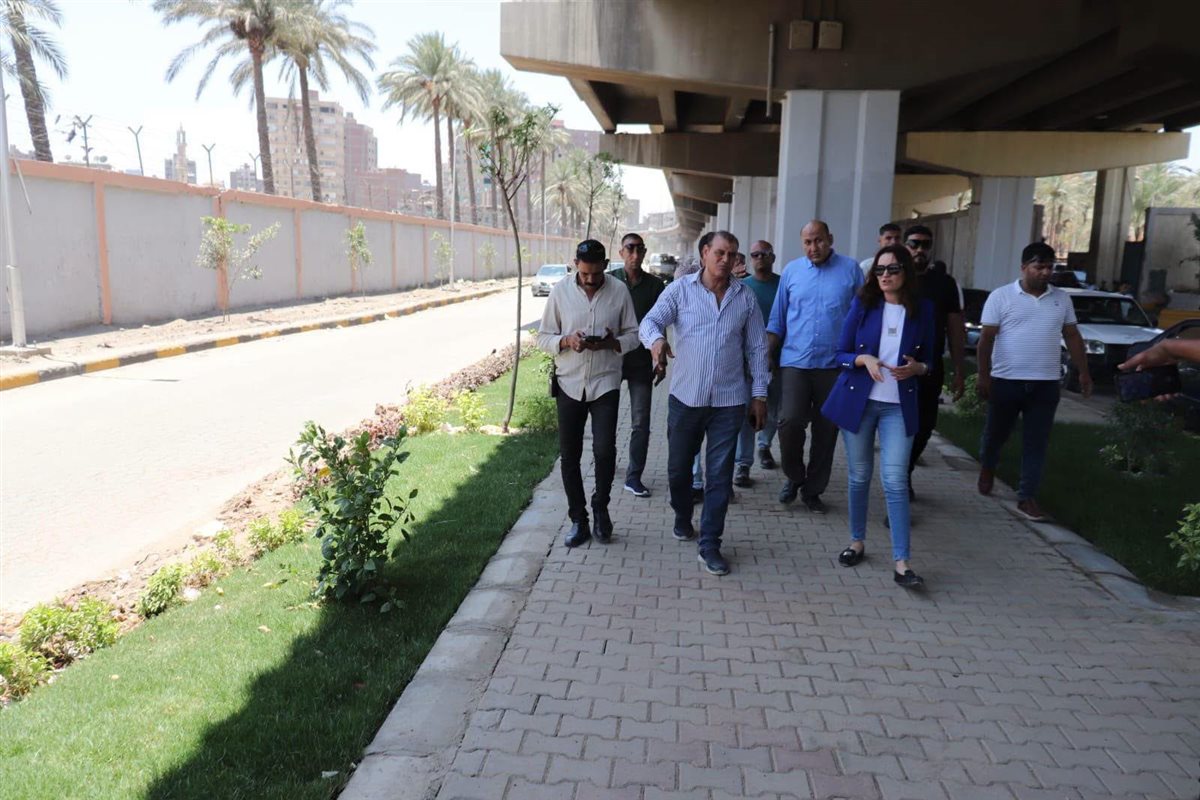 جانب من جولة نائب محافظ الجيزة&nbsp;