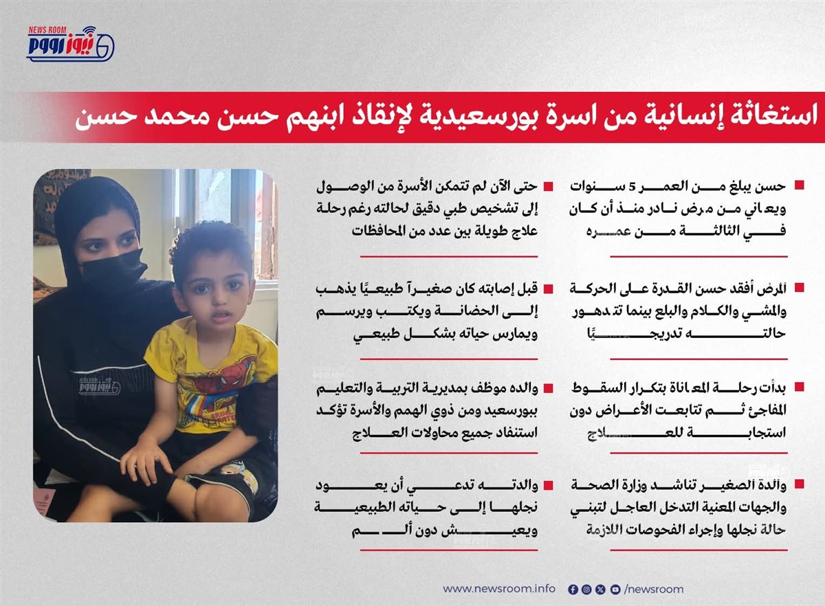 استغاثة الام عبر نيوز رووم