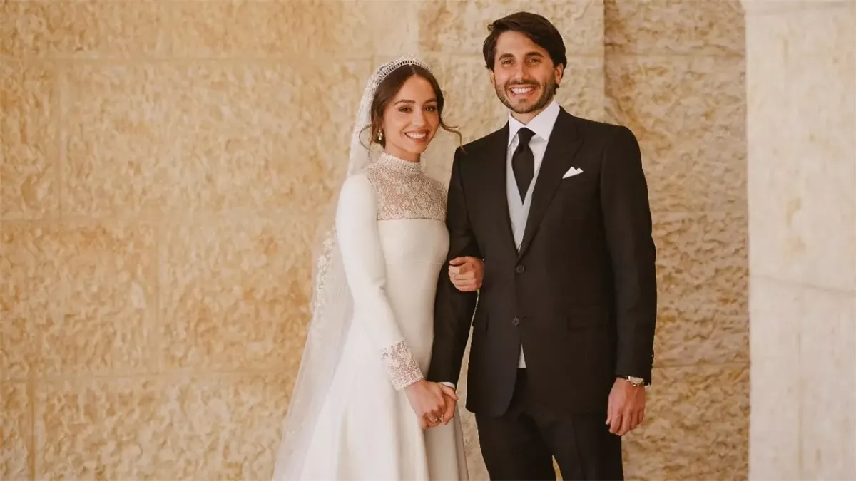 الأميرة ايمان وزوجها