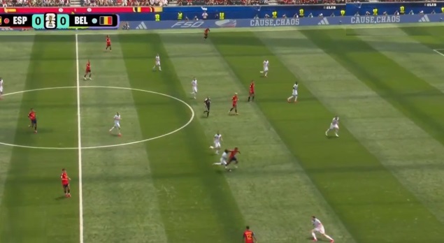 Spain vs Belgium live