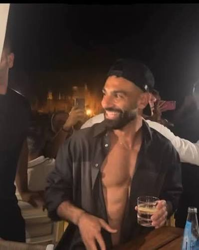 محمد صلاح والمياه الفوارة