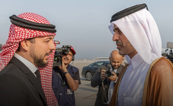 زيارة ولي العهد الأردني إلى الدوحة